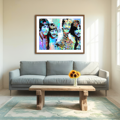 AUTO-MOCKUP ROOM | Celebrate Beatles Wall Art