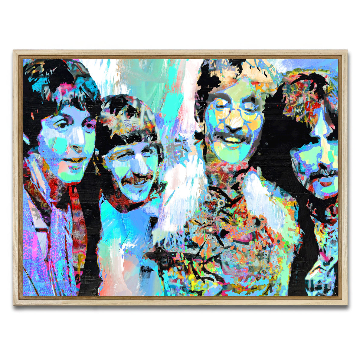 AUTO-MOCKUP WHITE | celebrate beatles | 1 Piece | Natural Framed Canvas | group=4x3