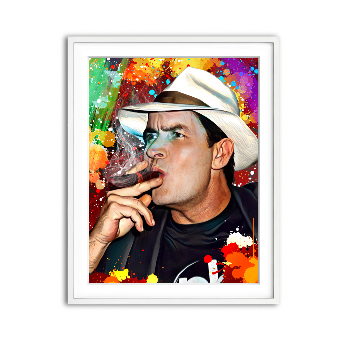 Framed Print 3x4 White