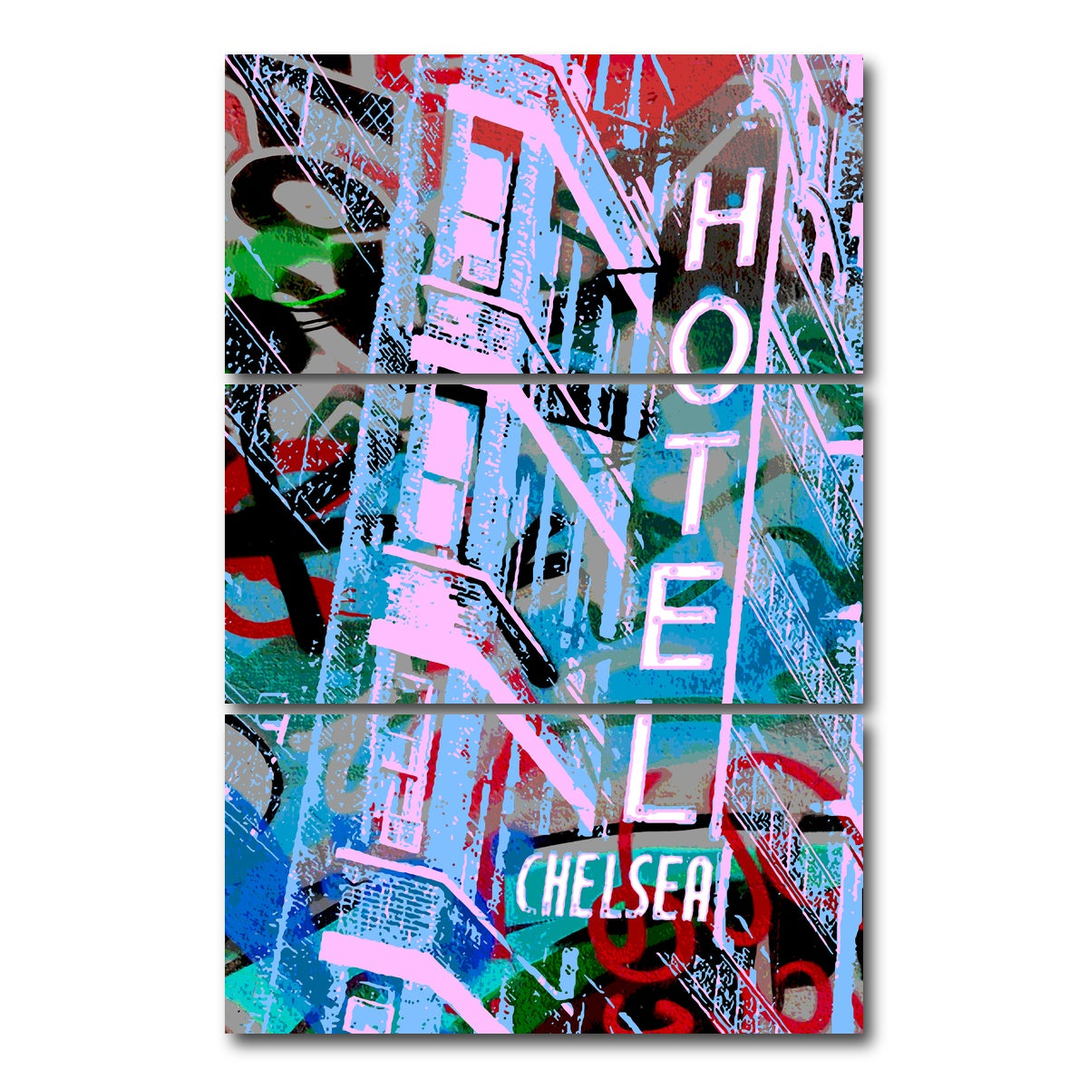 AUTO-MOCKUP WHITE | chelsea hotel | 3 Piece | Gallery Wrap Canvas | group=12x24_stacked