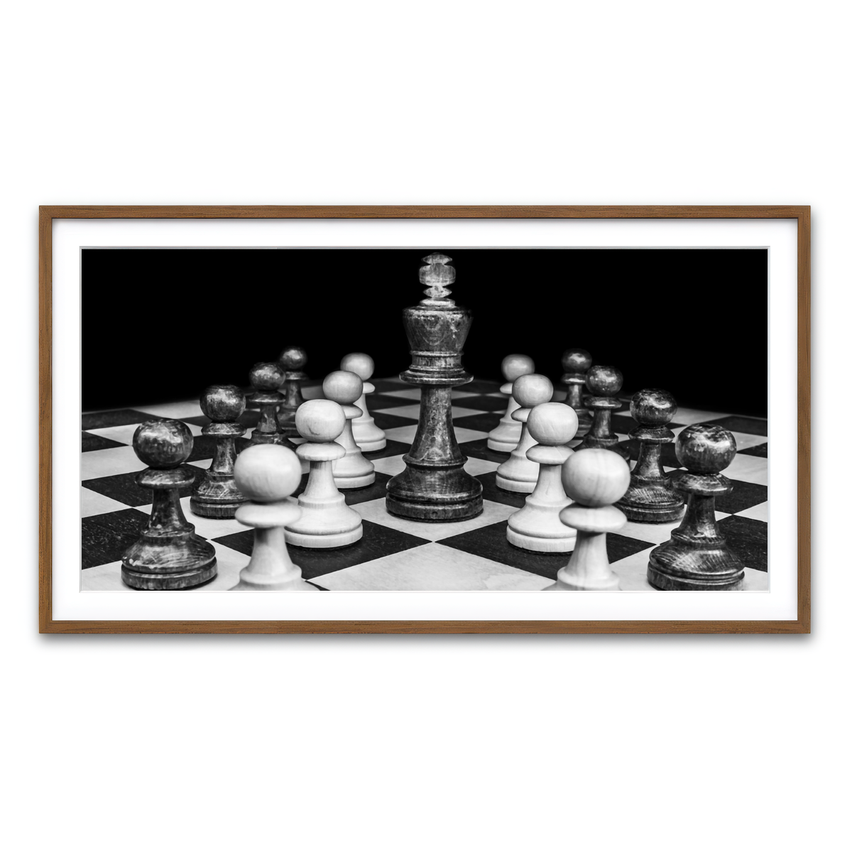 Framed Print 2x1 Walnut