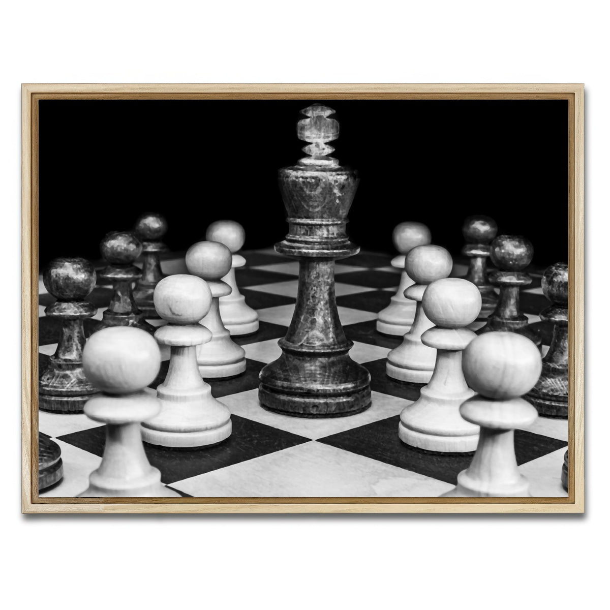 AUTO-MOCKUP WHITE | chess | 1 Piece | Natural Framed Canvas | group=4x3