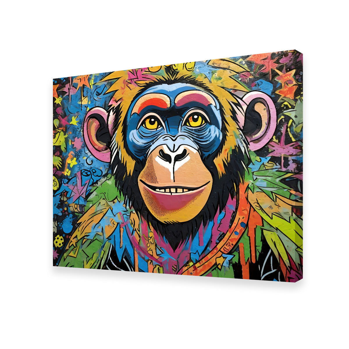 Chimp Graffiti Wall Art