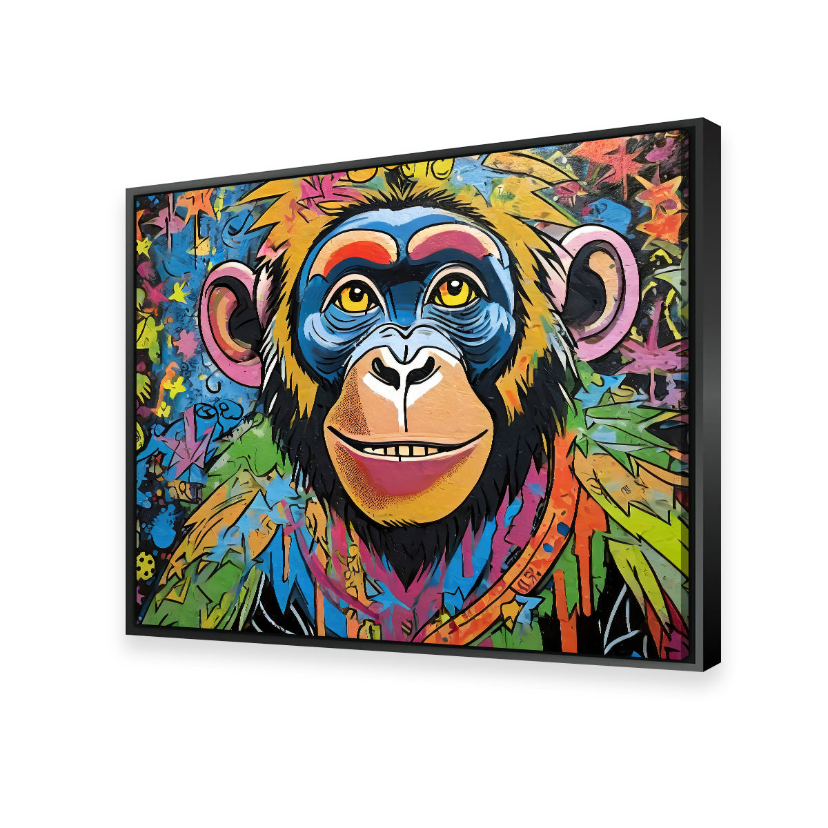 Chimp Graffiti Wall Art