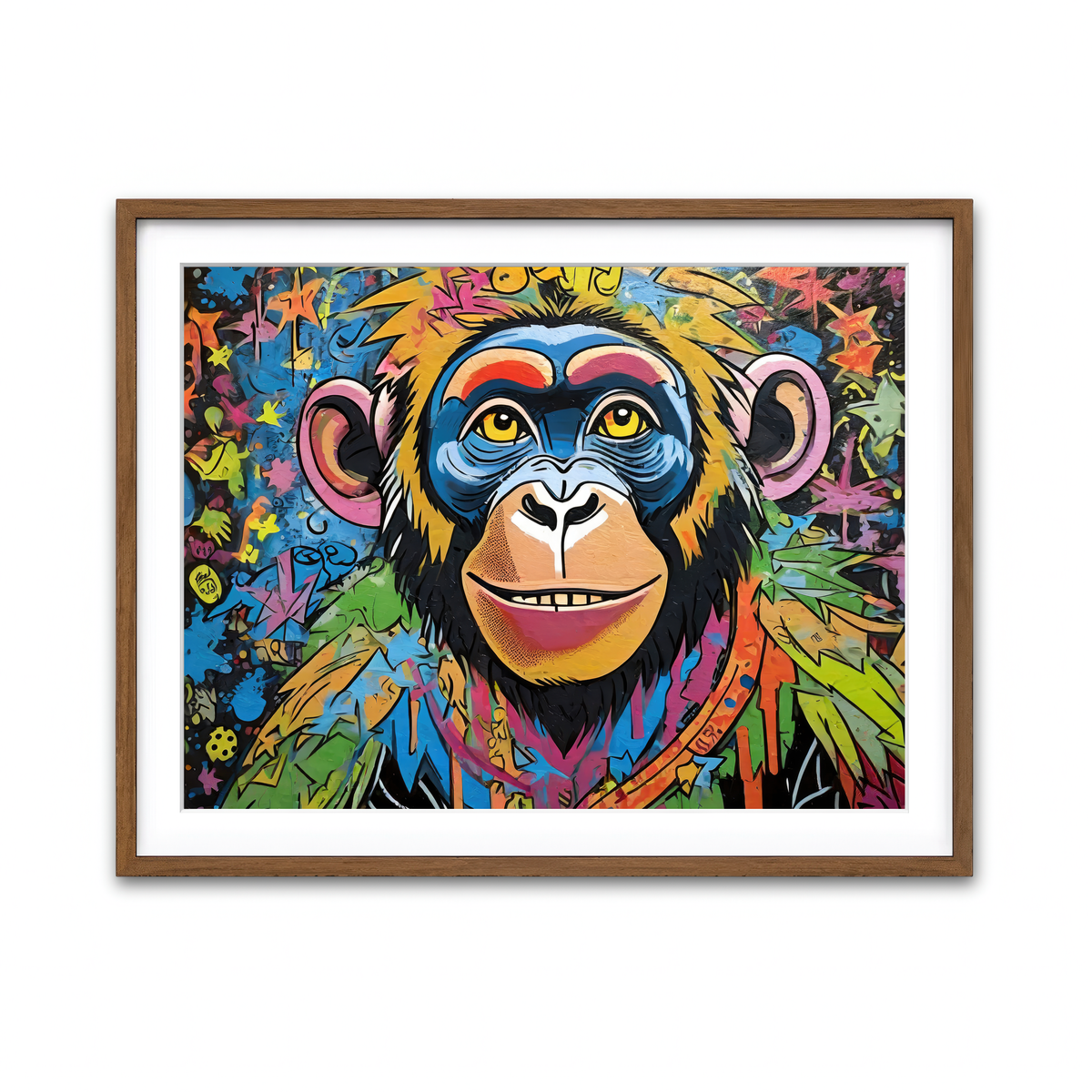 Framed Print 4x3 Walnut