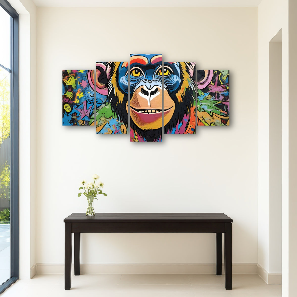 AUTO-MOCKUP ROOM | chimp graffiti