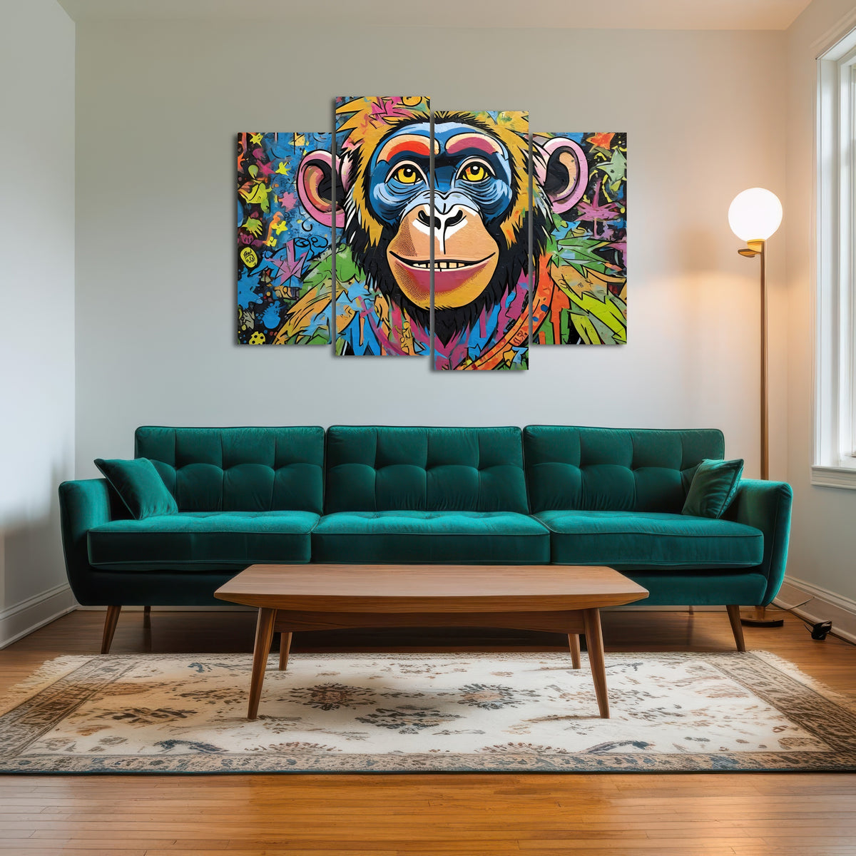 AUTO-MOCKUP ROOM | chimp graffiti
