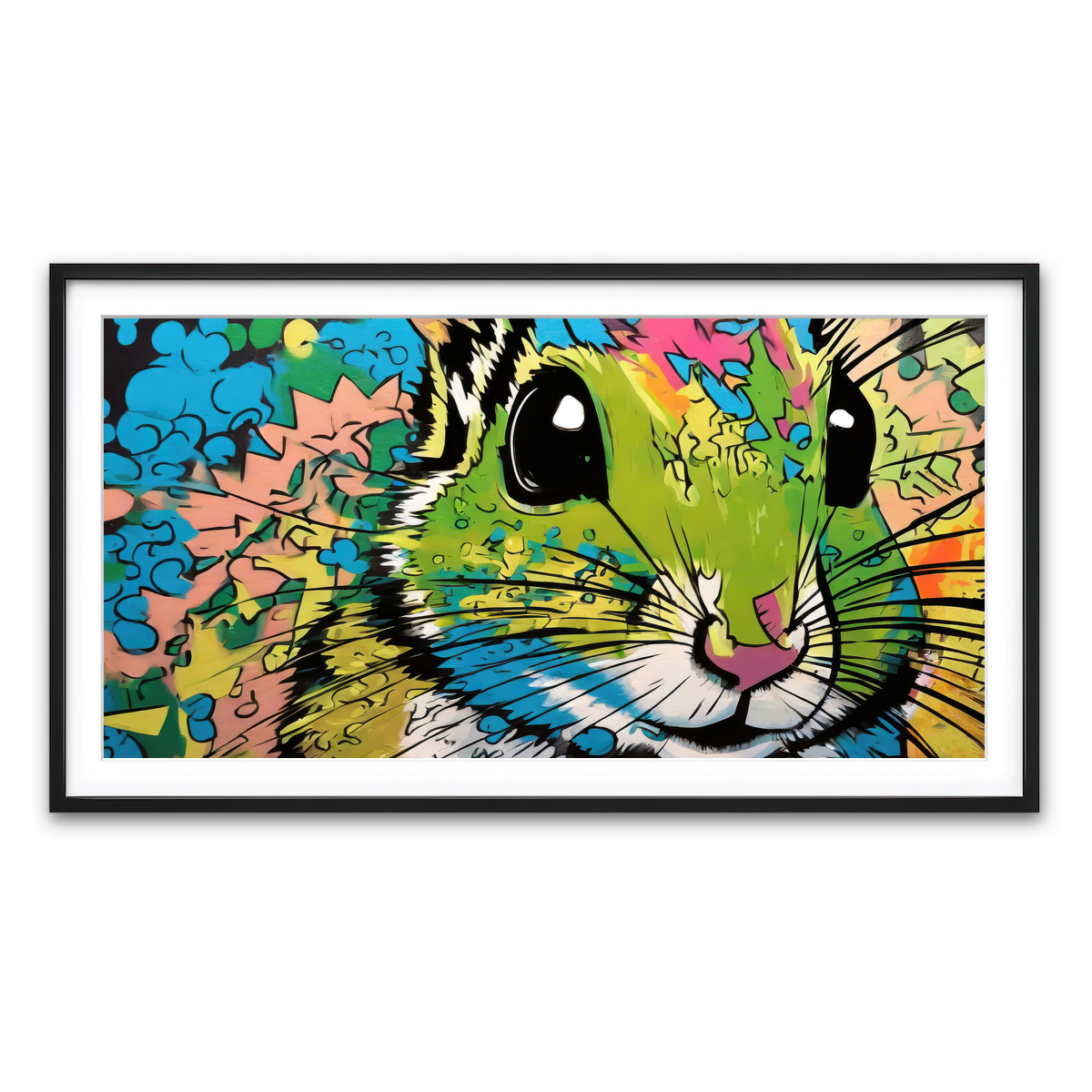 Framed Print 2x1 Black