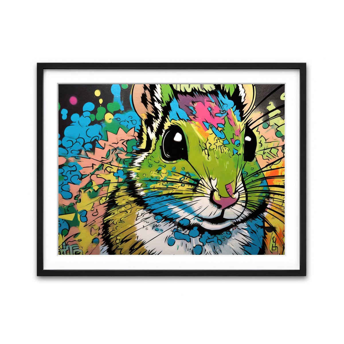 Framed Print 4x3 Black