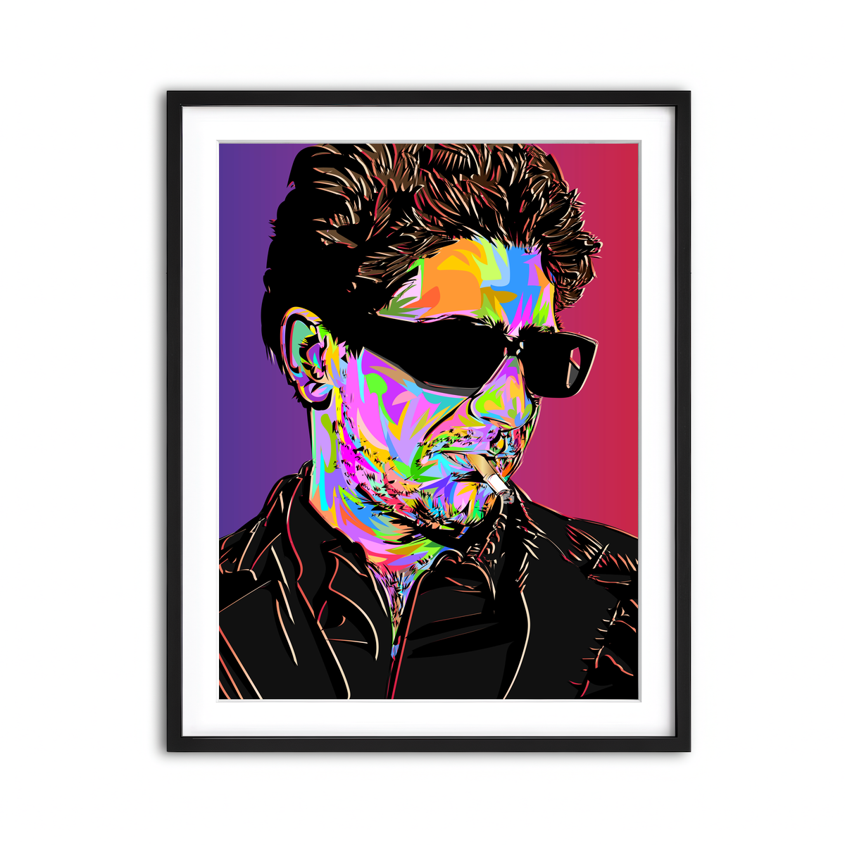 Framed Print 3x4 Black
