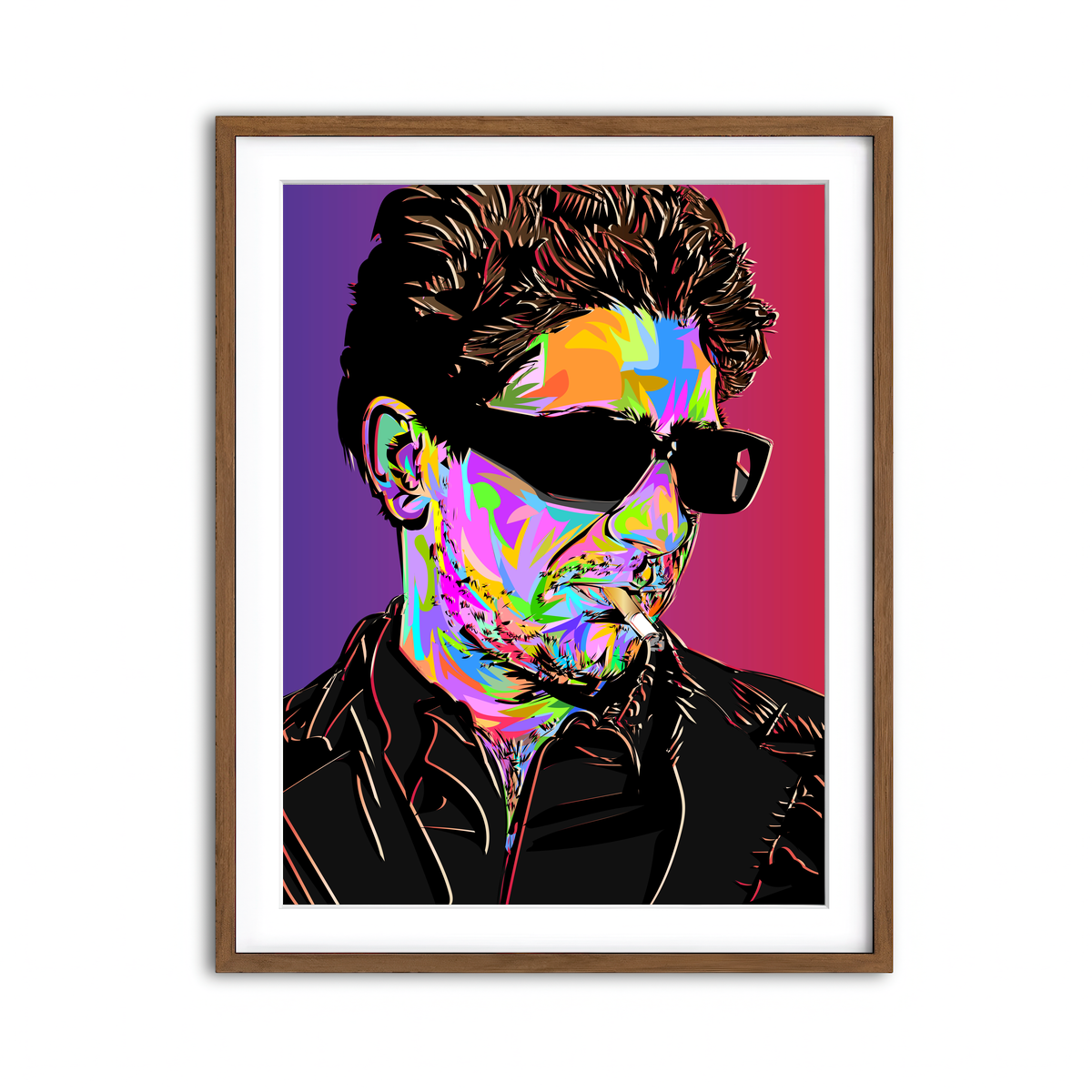 Framed Print 3x4 Walnut