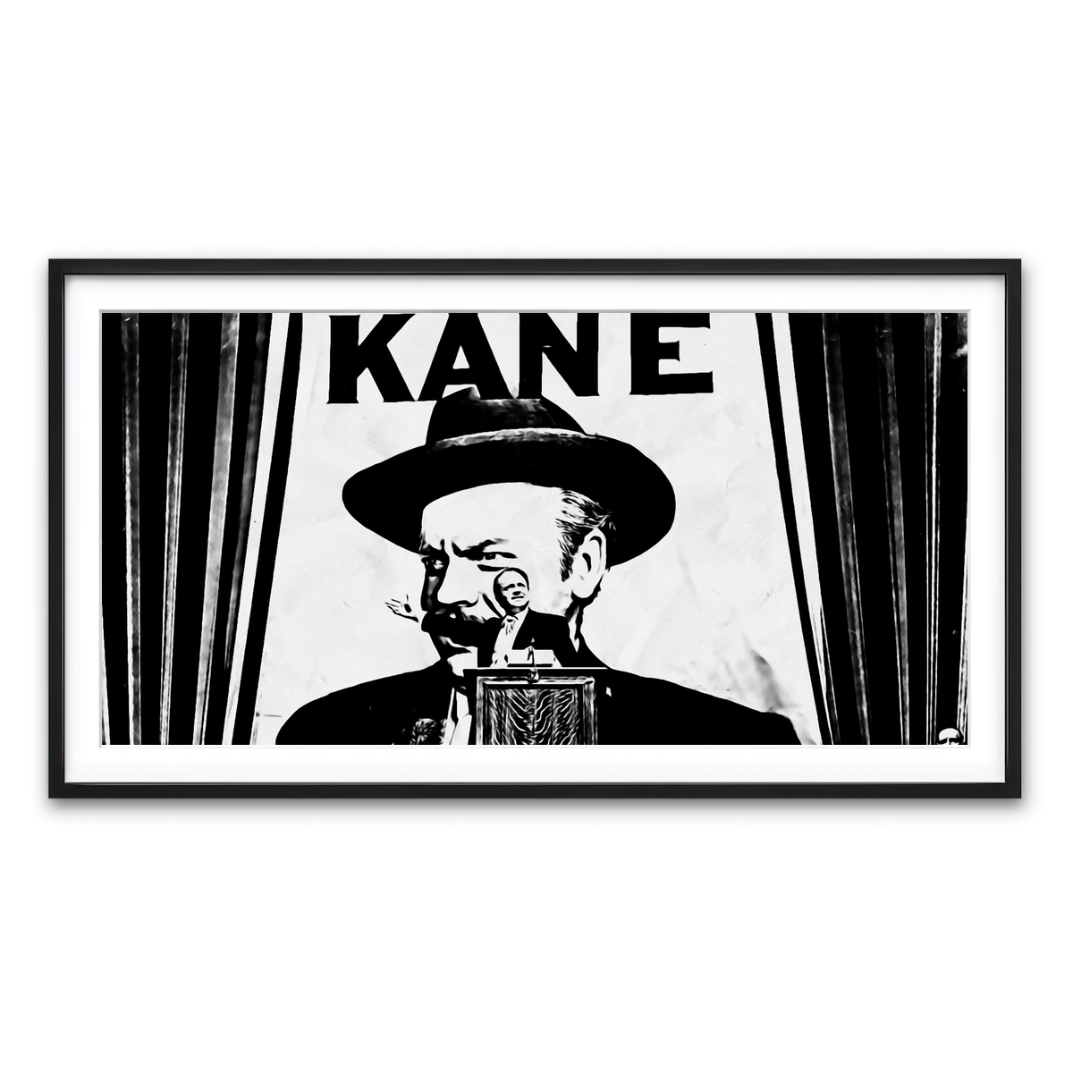 Framed Print 2x1 Black