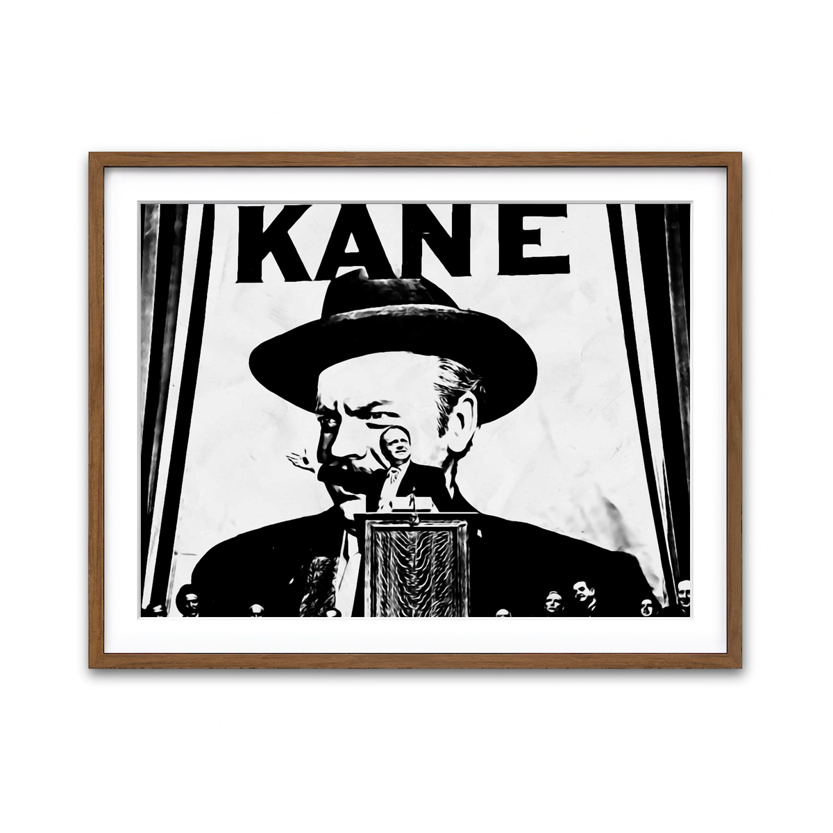 Framed Print 4x3 Walnut