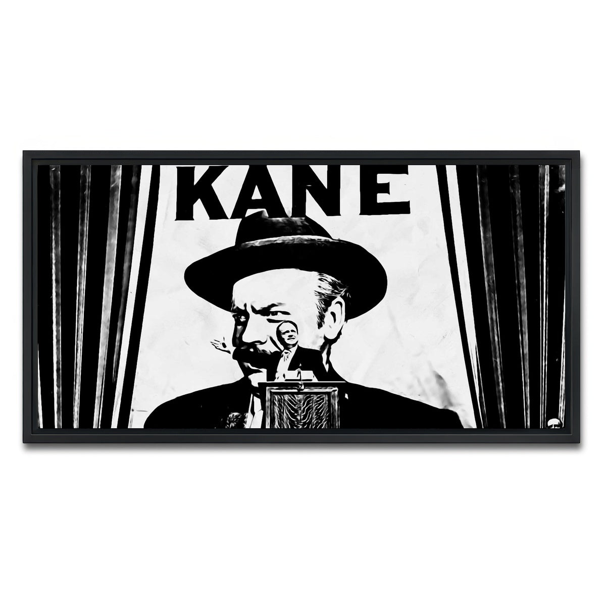 AUTO-MOCKUP WHITE | citizen kane | 1 Piece | Black Framed Canvas | group=2x1