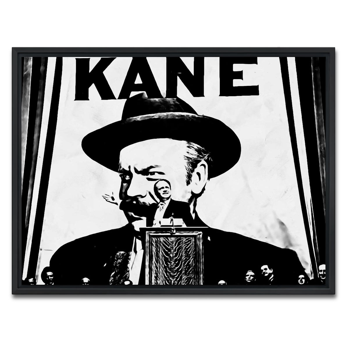 AUTO-MOCKUP WHITE | citizen kane | 1 Piece | Black Framed Canvas | group=4x3