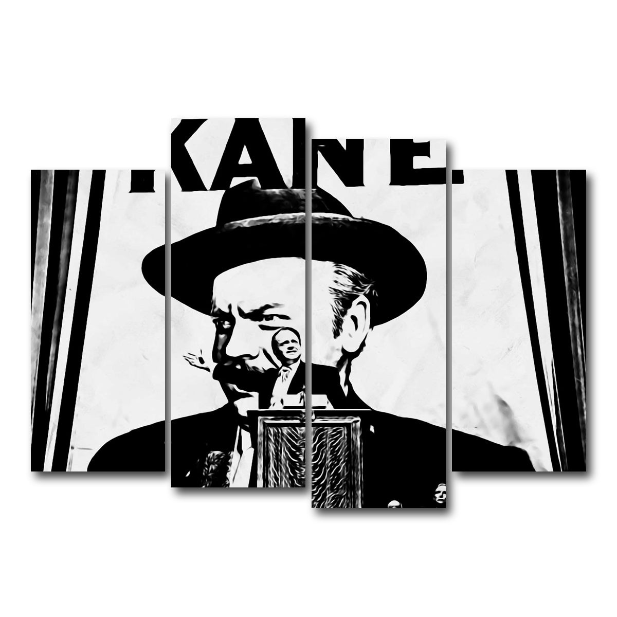 AUTO-MOCKUP WHITE | citizen kane | 4 Piece | Gallery Wrap Canvas | group=4_normal