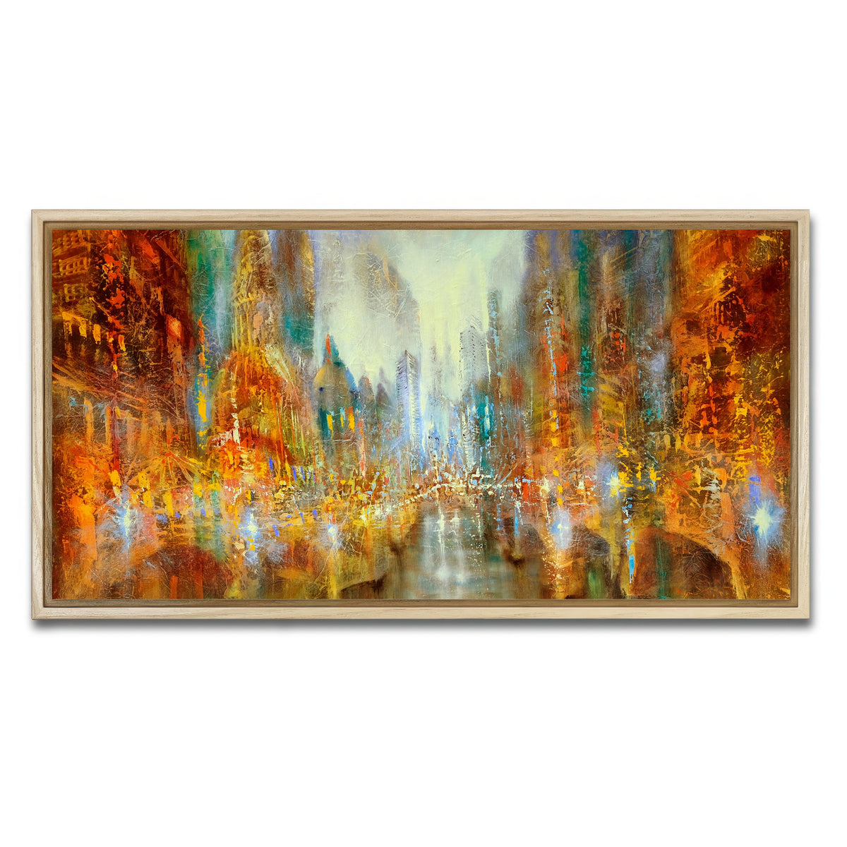 AUTO-MOCKUP WHITE | city of lights | 1 Piece | Natural Framed Canvas | group=2x1