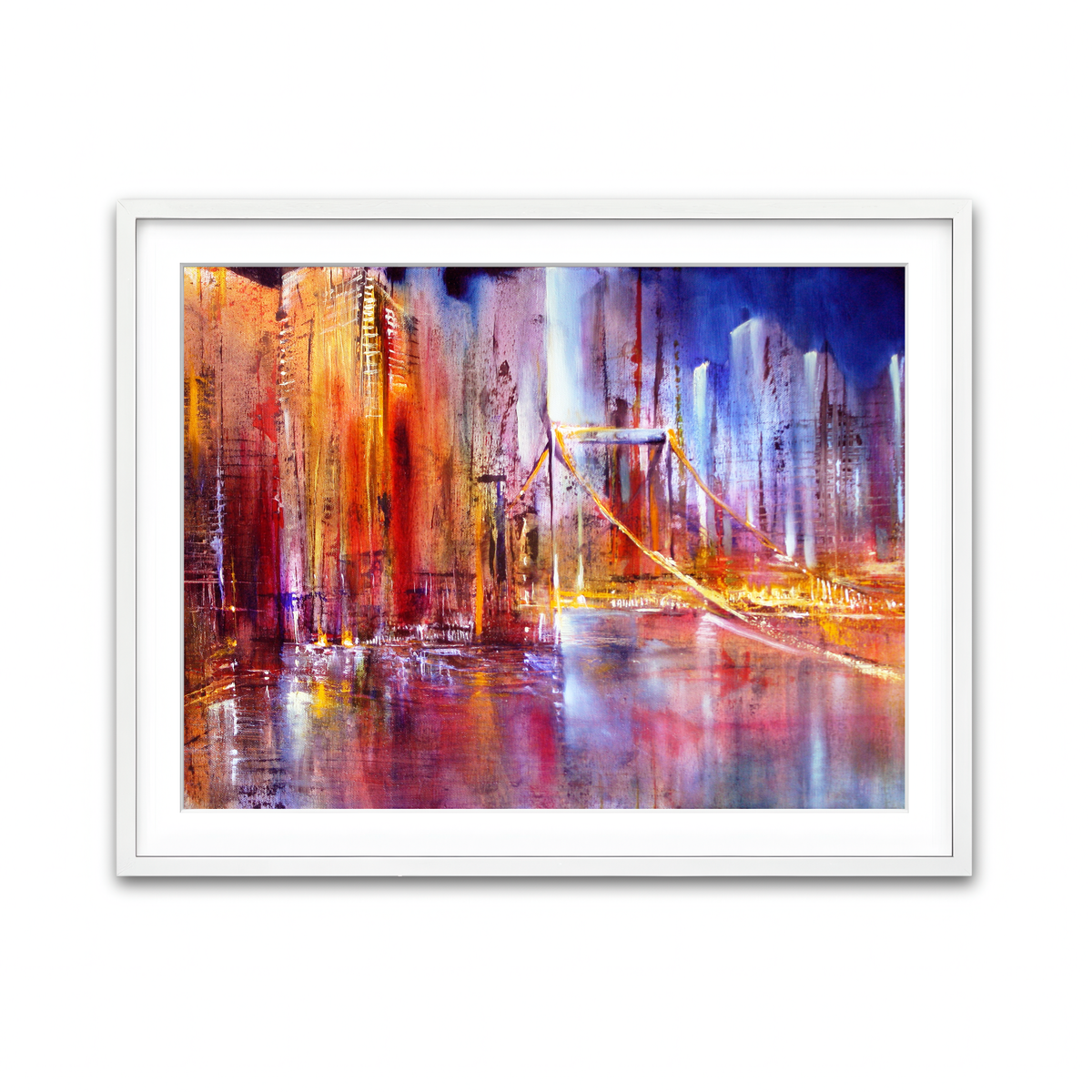 Framed Print 4x3 White