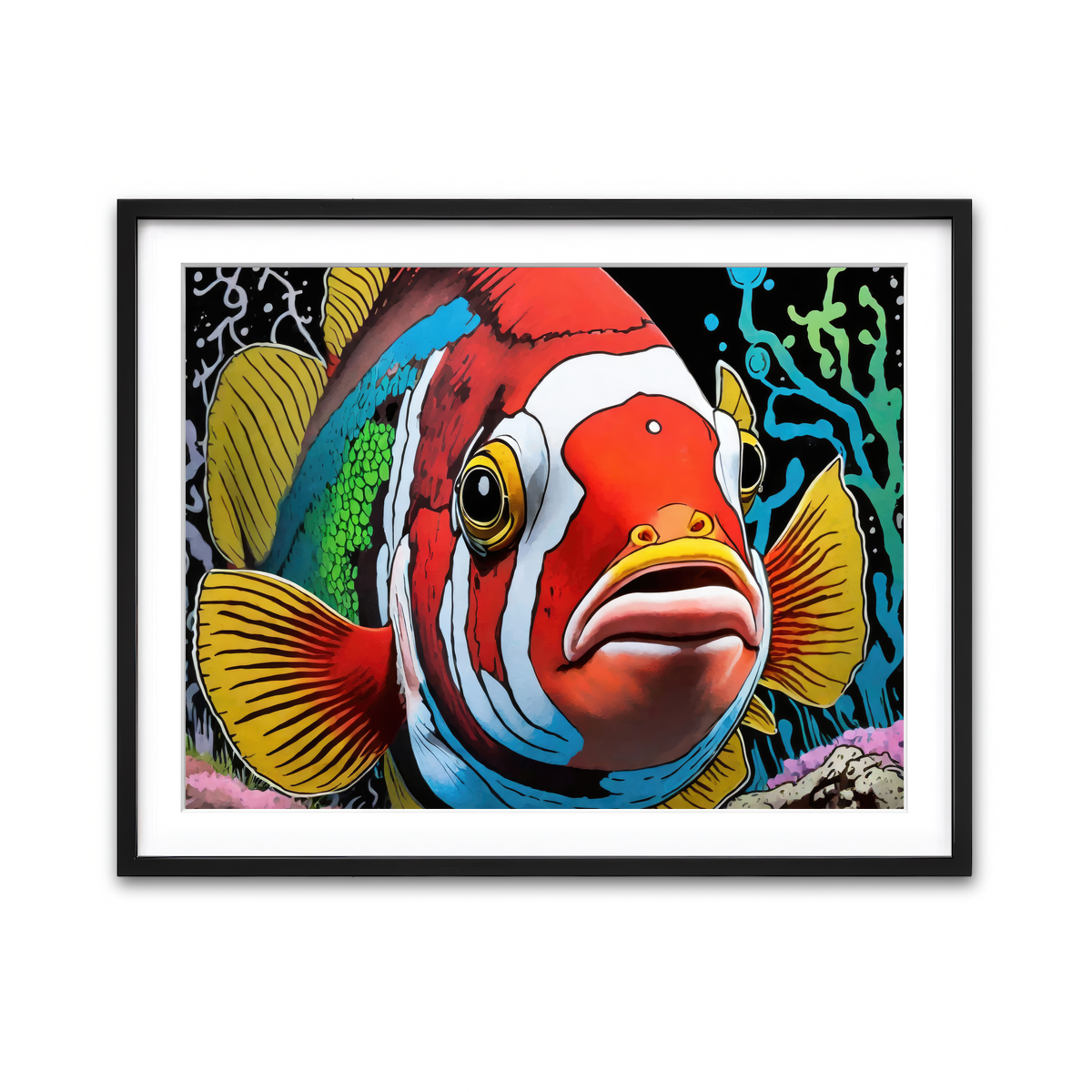 Framed Print 4x3 Black