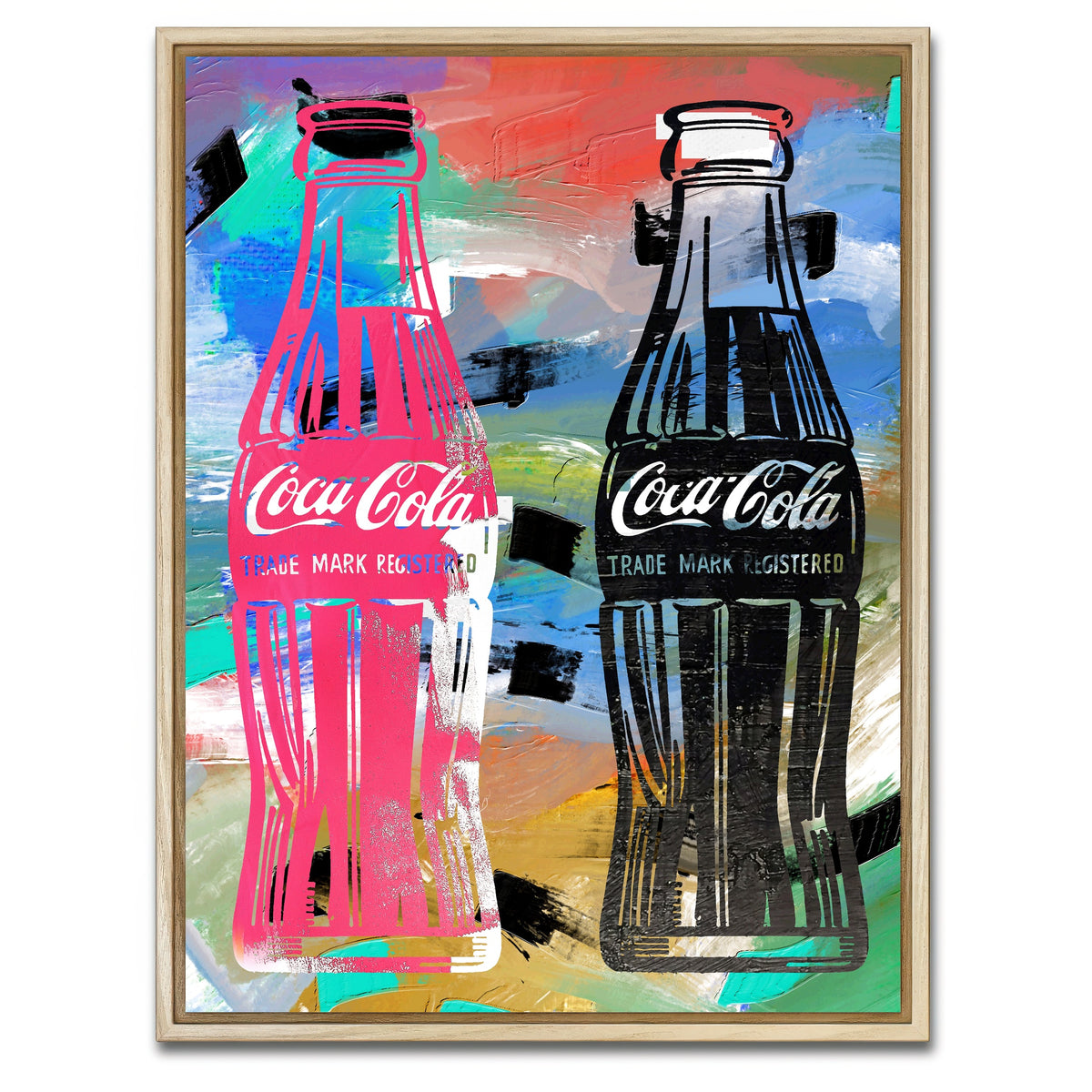 AUTO-MOCKUP WHITE | cola | 1 Piece | Natural Framed Canvas | group=3x4