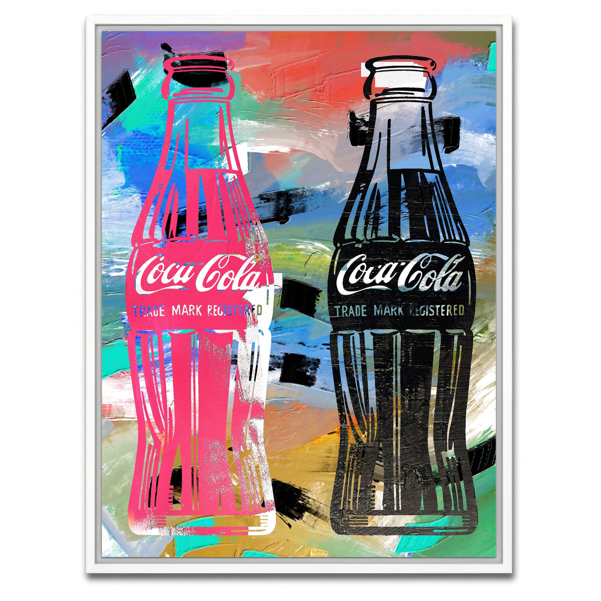 AUTO-MOCKUP WHITE | cola | 1 Piece | White Framed Canvas | group=3x4