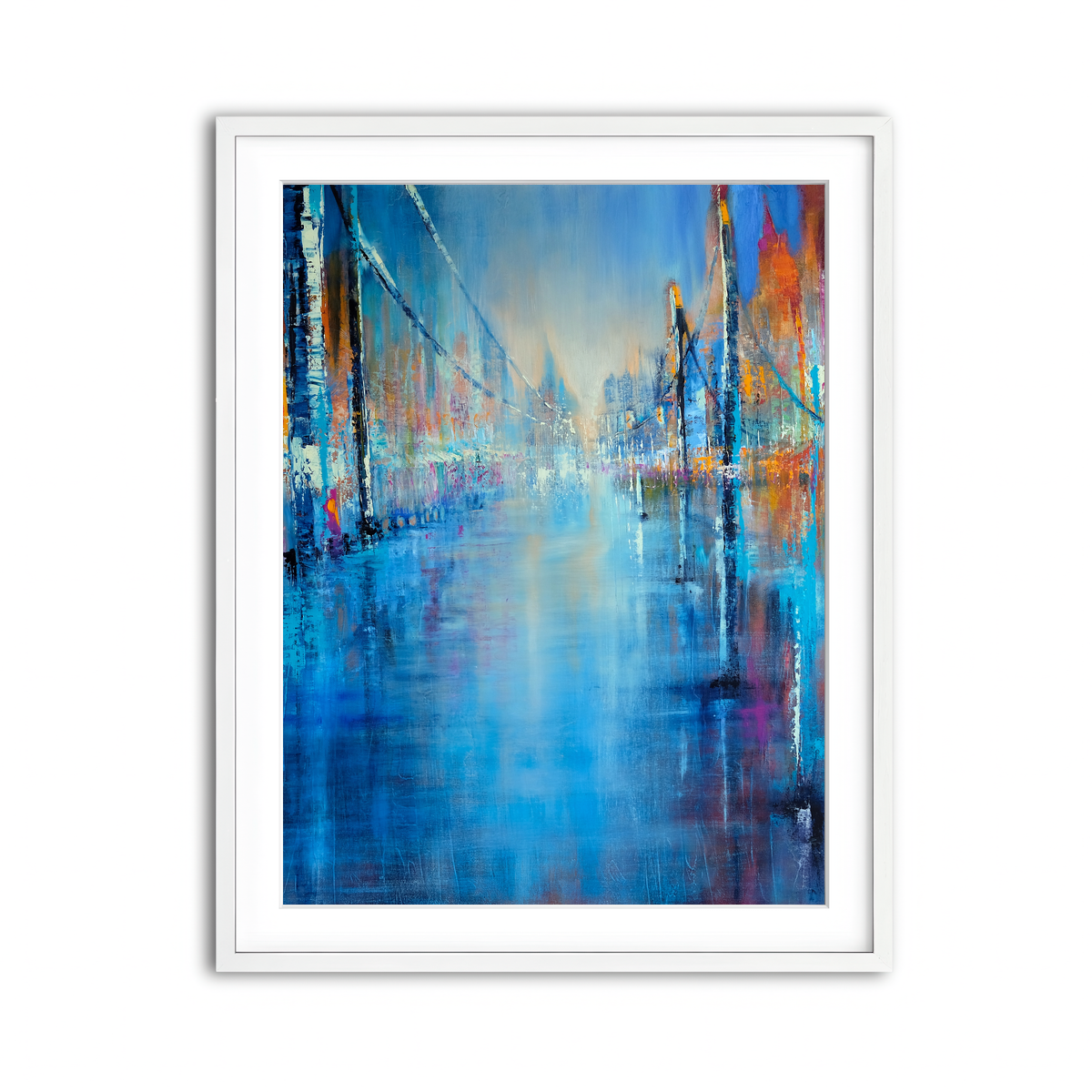 Framed Print 3x4 White