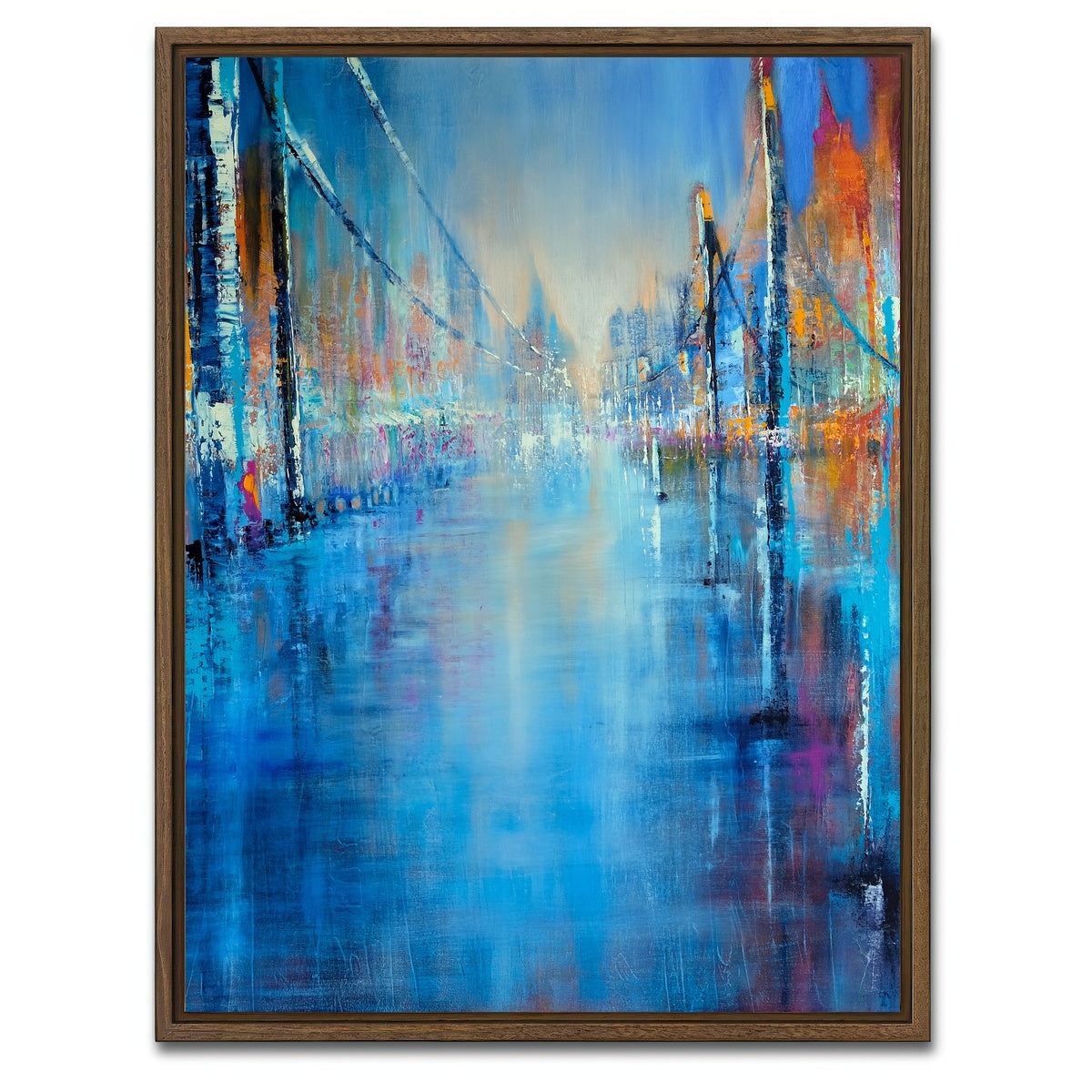 AUTO-MOCKUP WHITE | coming home | 1 Piece | Walnut Framed Canvas | group=3x4