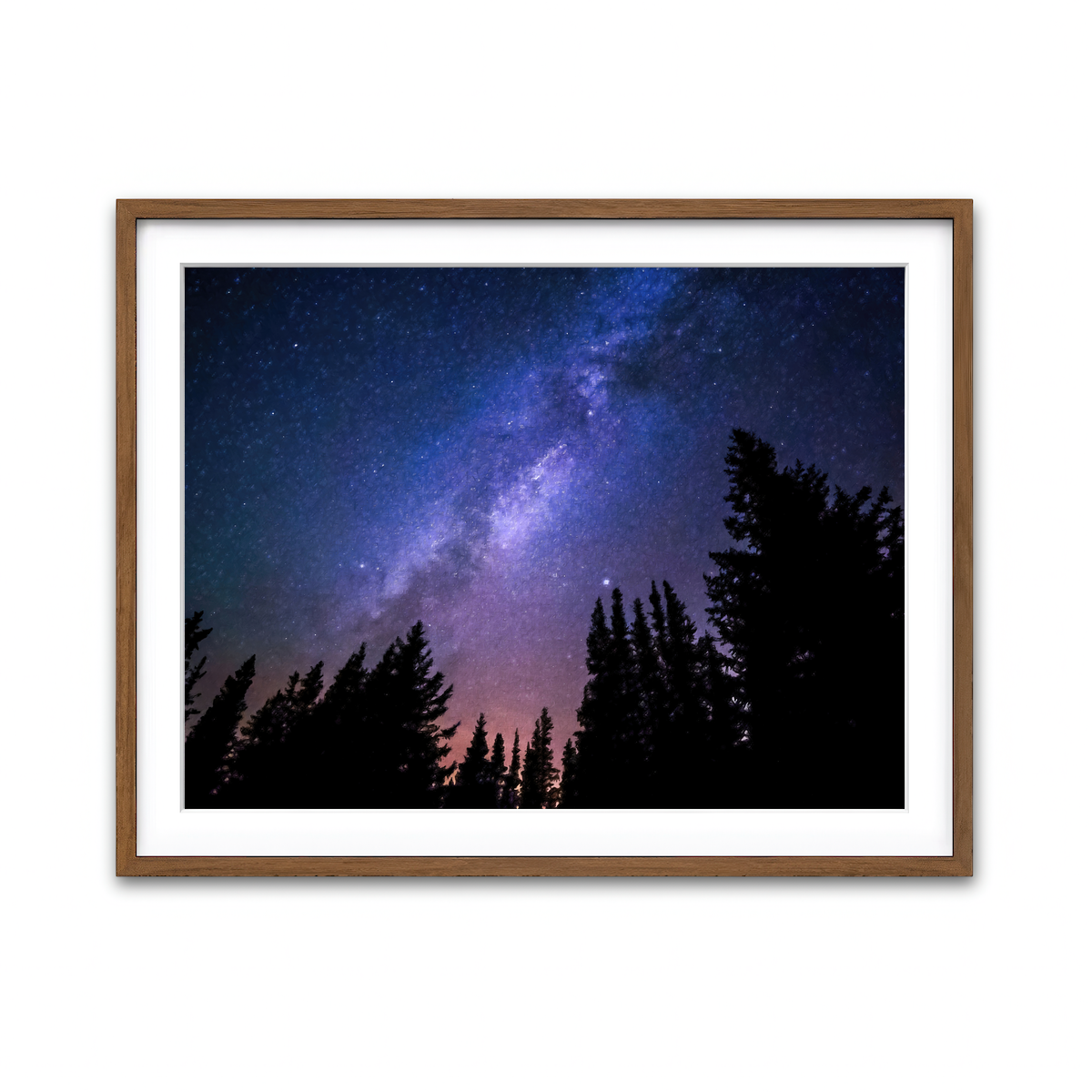 Framed Print 4x3 Walnut