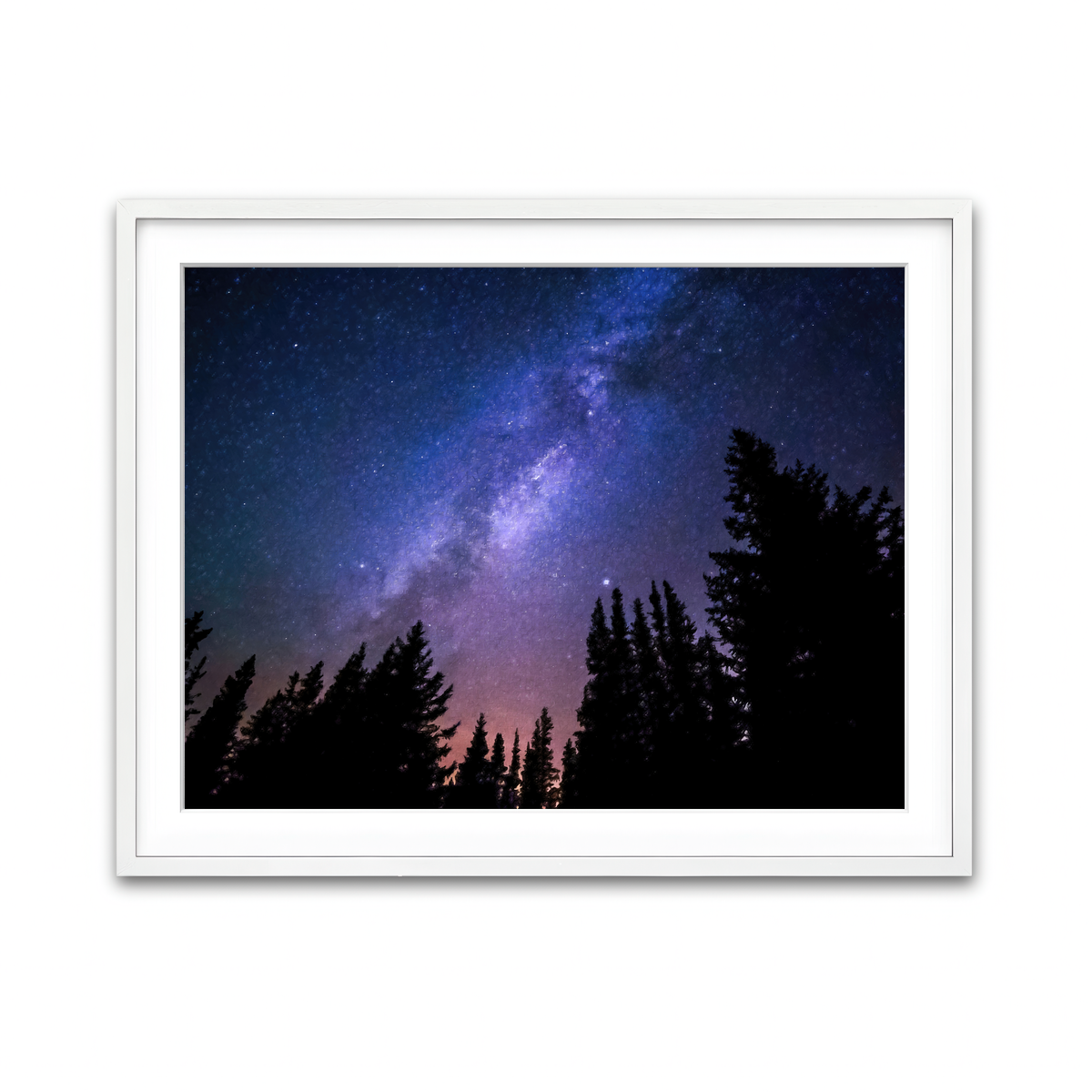 Framed Print 4x3 White