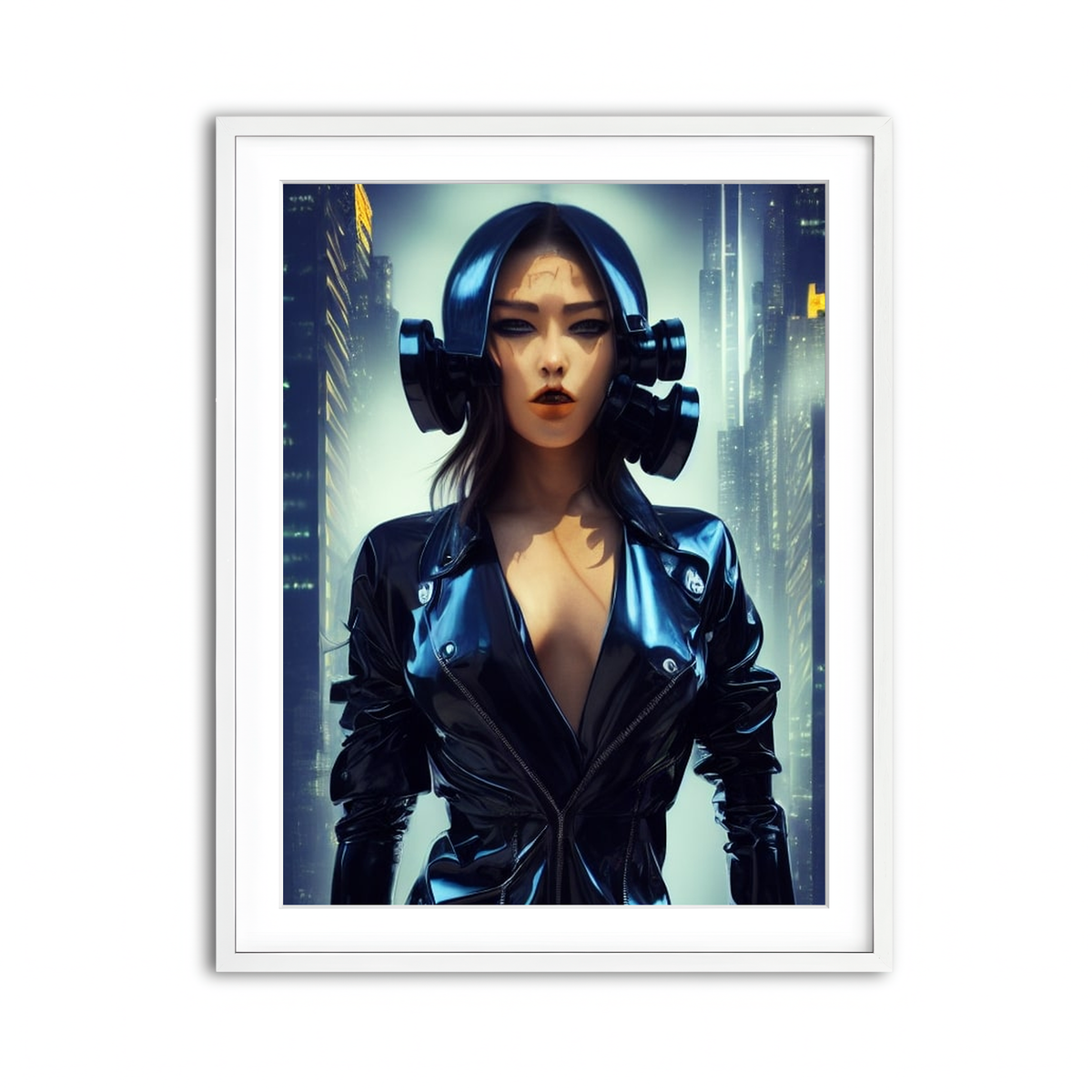 Framed Print 3x4 White