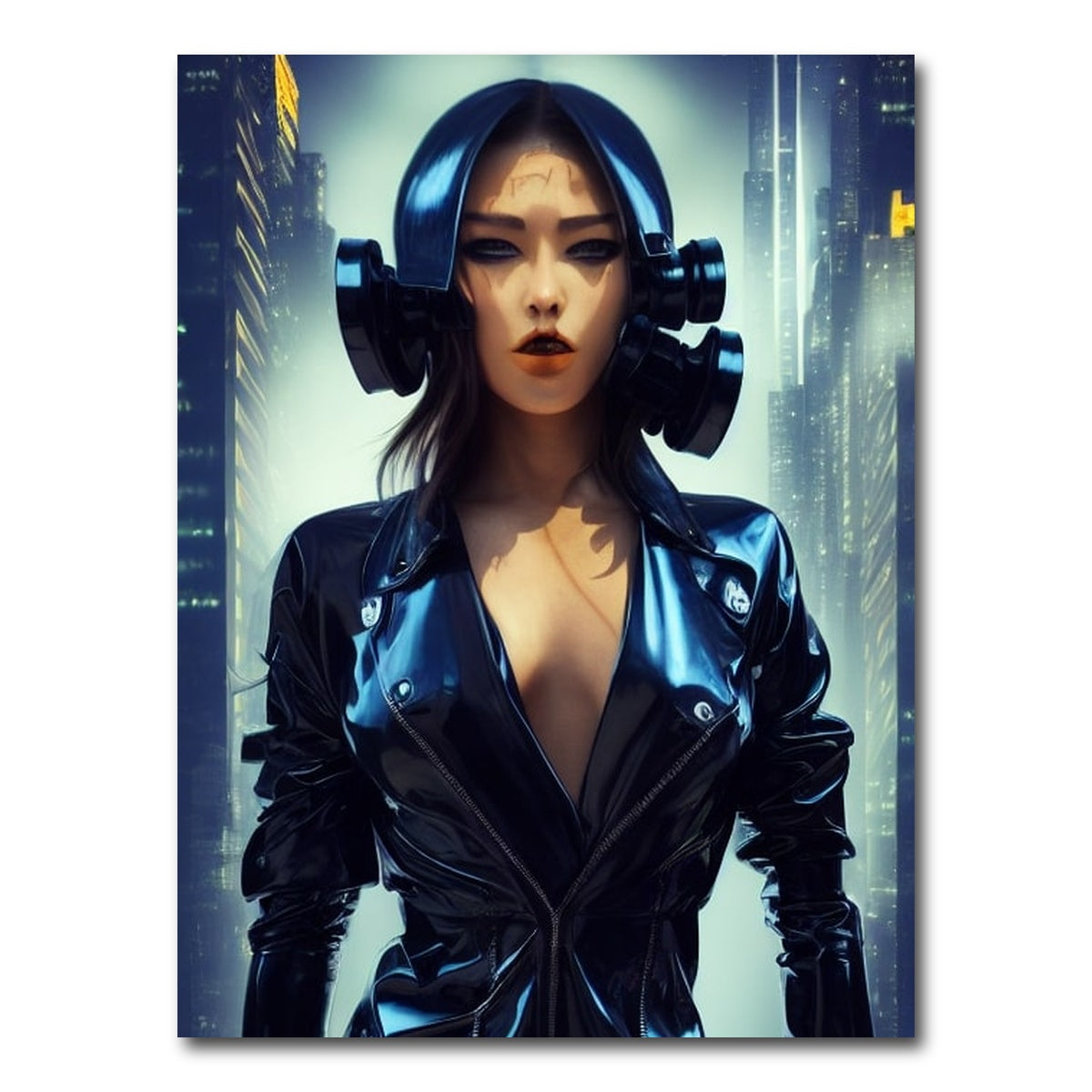 AUTO-MOCKUP WHITE | cop lady | 1 Piece | Gallery Wrap Canvas | group=3x4