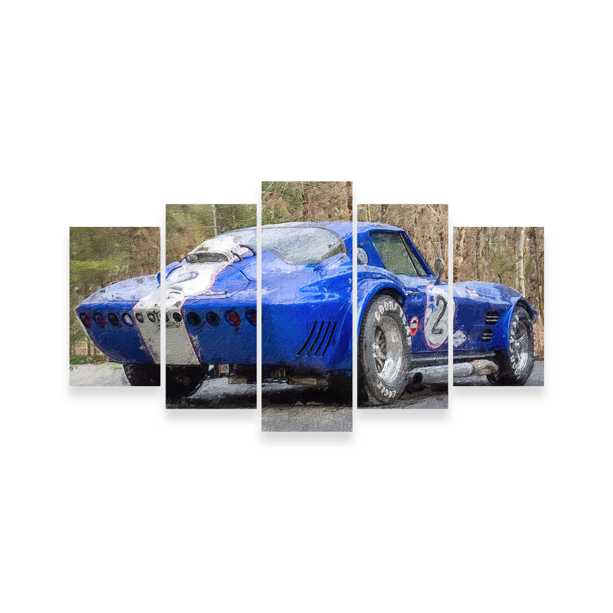 Corvette Grand Sport No. 2 Wall Art
