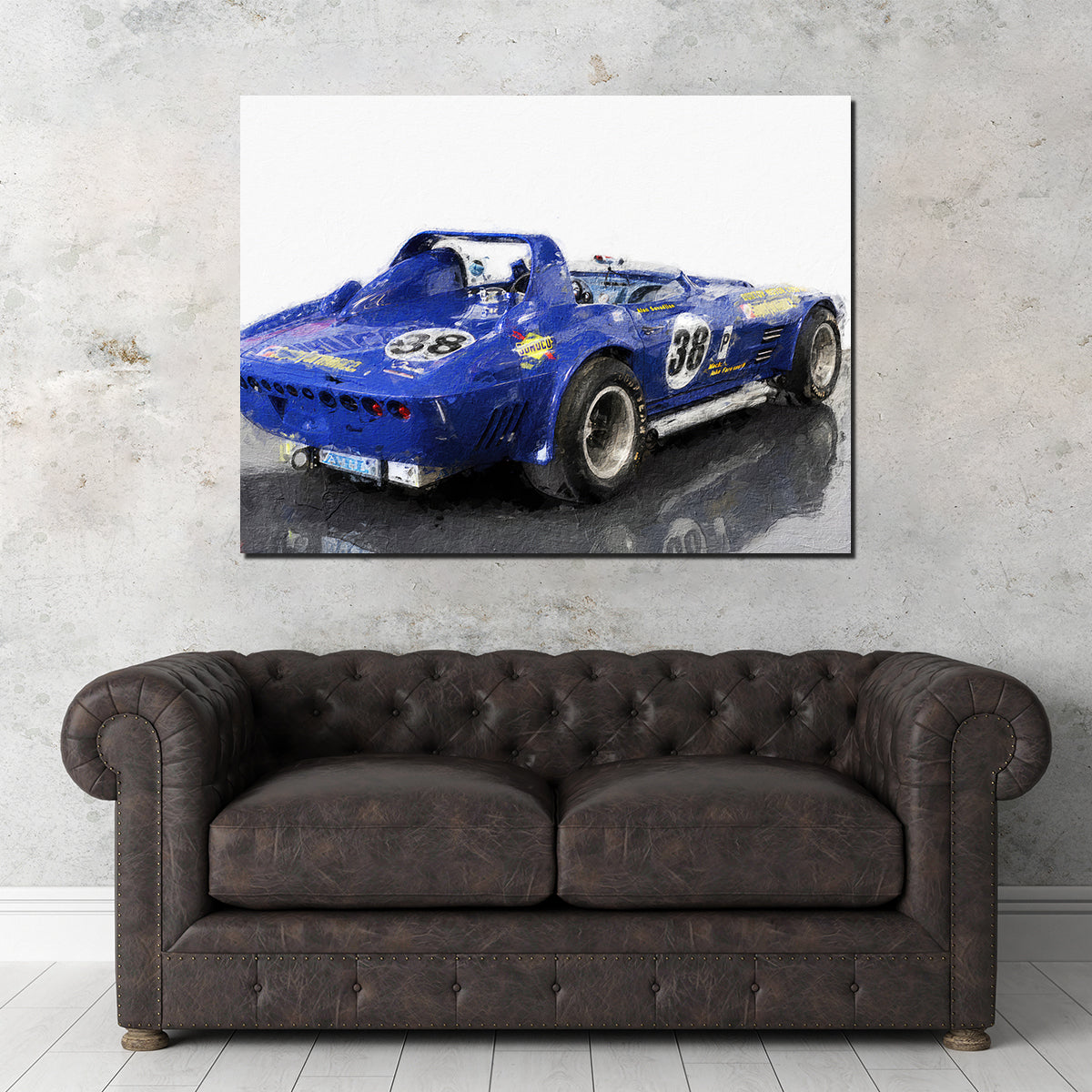 Corvette Grand Sport Rear Wall Art