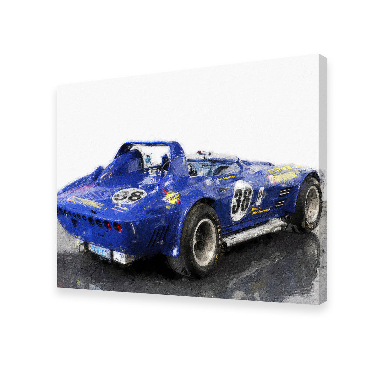 Corvette Grand Sport Rear Wall Art