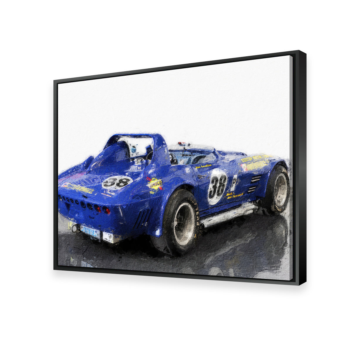 Corvette Grand Sport Rear Wall Art