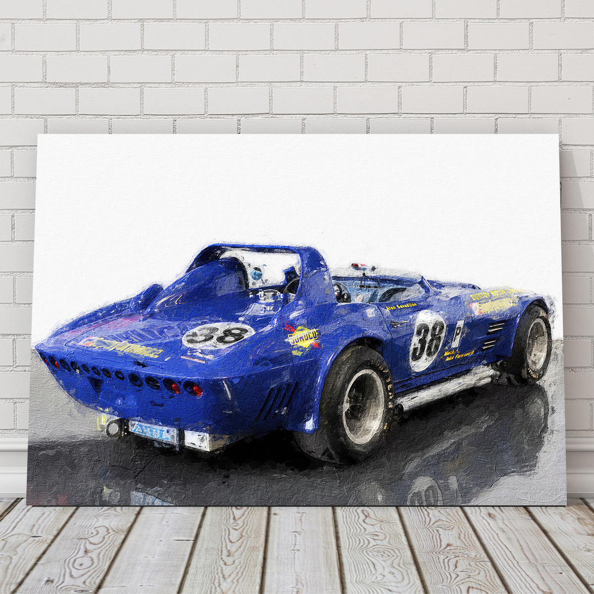 Corvette Grand Sport Rear Wall Art