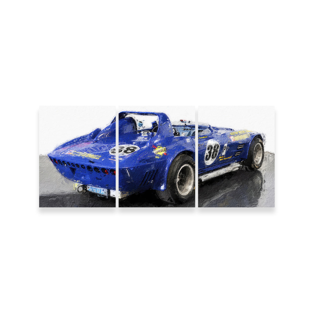 Corvette Grand Sport Rear Wall Art