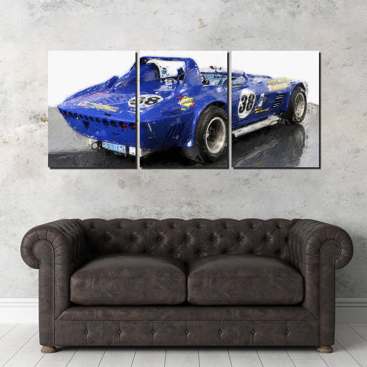 Corvette Grand Sport Rear Wall Art