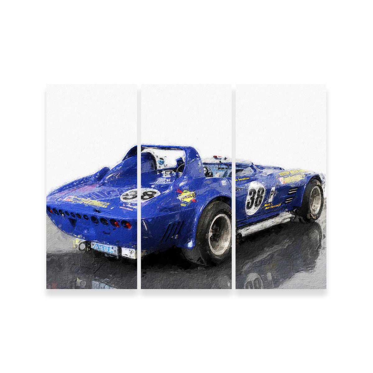 Corvette Grand Sport Rear Wall Art