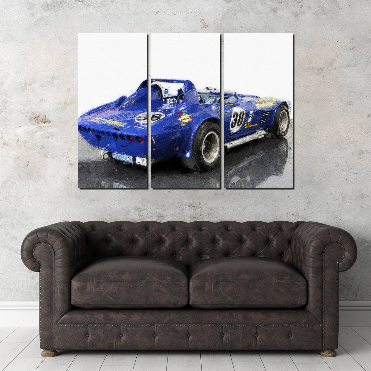 Corvette Grand Sport Rear Wall Art