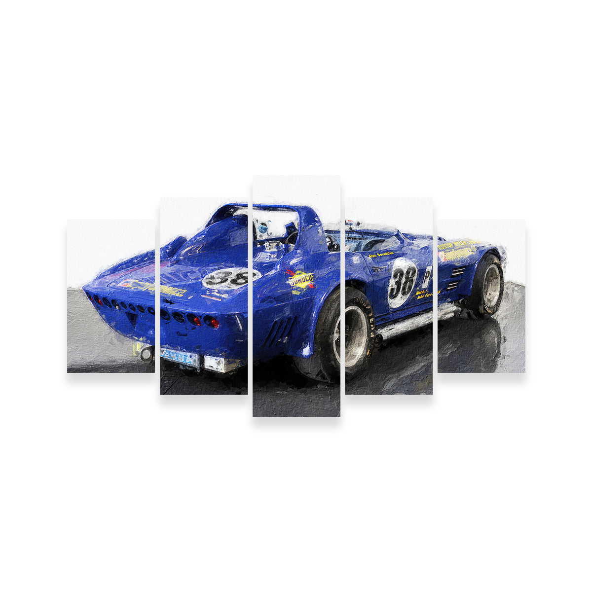 Corvette Grand Sport Rear Wall Art