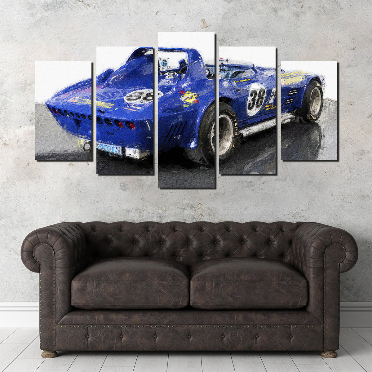 Corvette Grand Sport Rear Wall Art