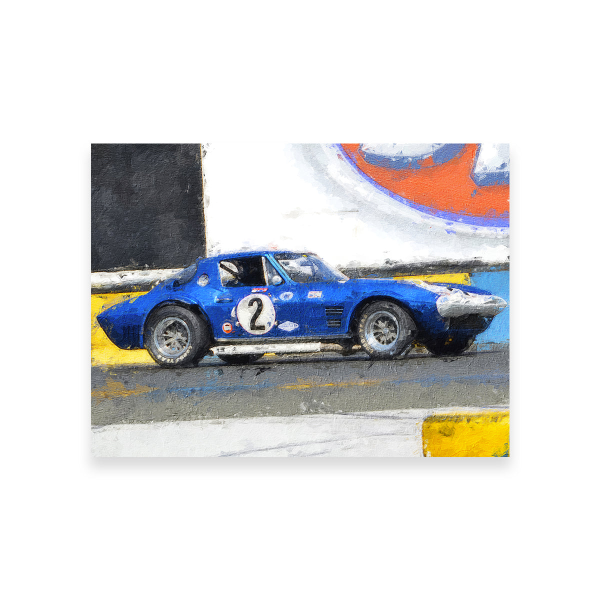 Corvette Grand Sport Side Wall Art