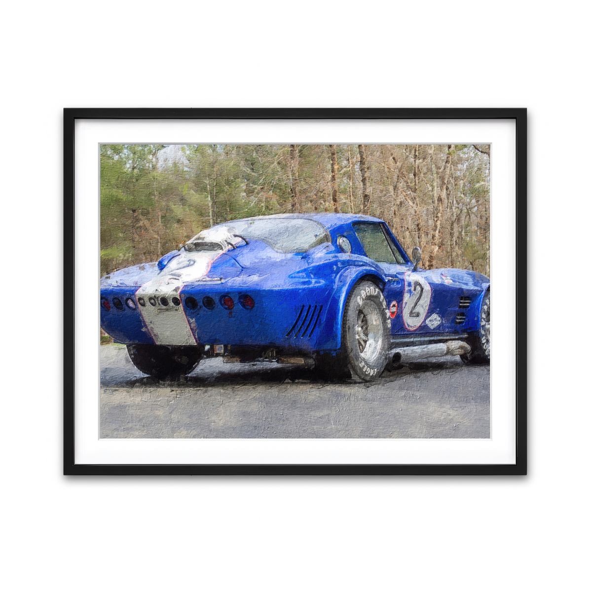 Framed Print 4x3 Black