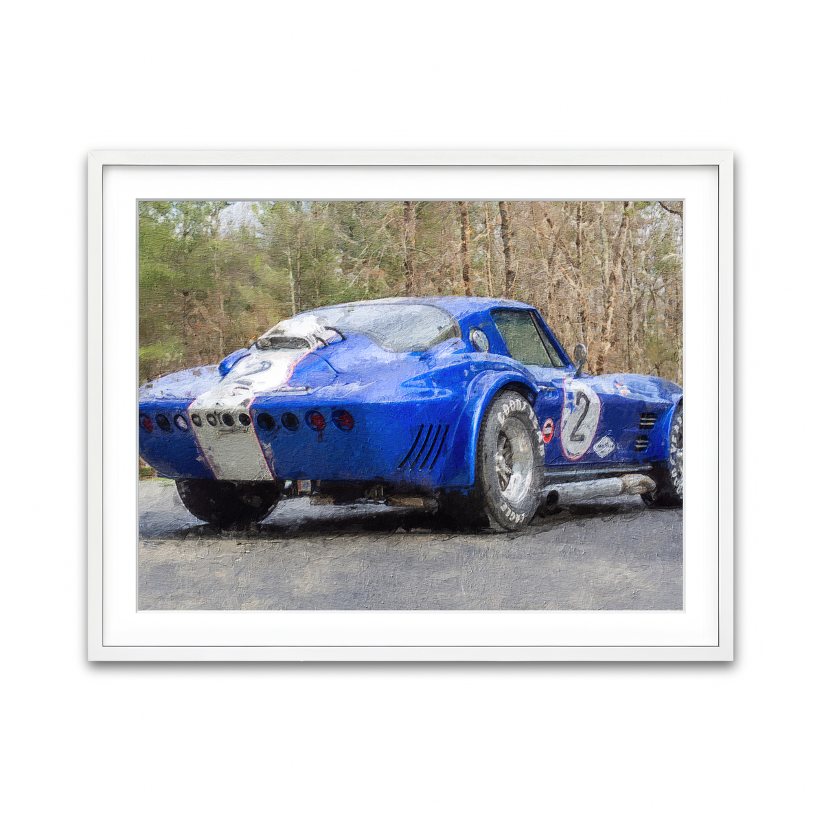 Framed Print 4x3 White