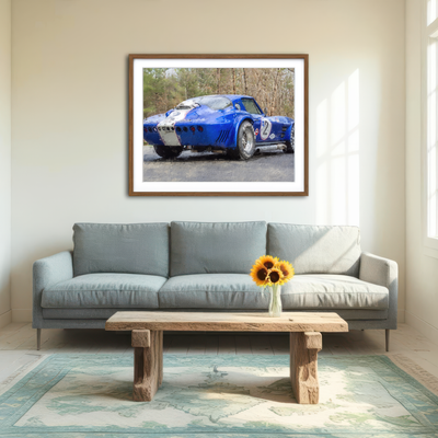 AUTO-MOCKUP ROOM | Corvette Grand Sport No. 2 Wall Art