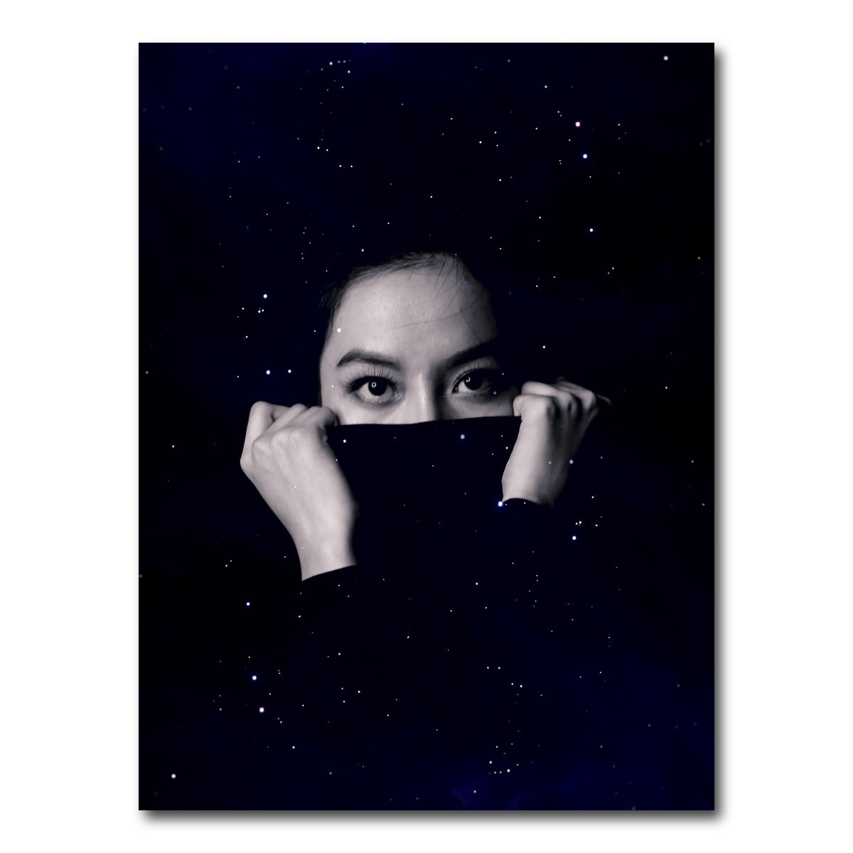 AUTO-MOCKUP WHITE | covered with stars | 1 Piece | Gallery Wrap Canvas | group=3x4