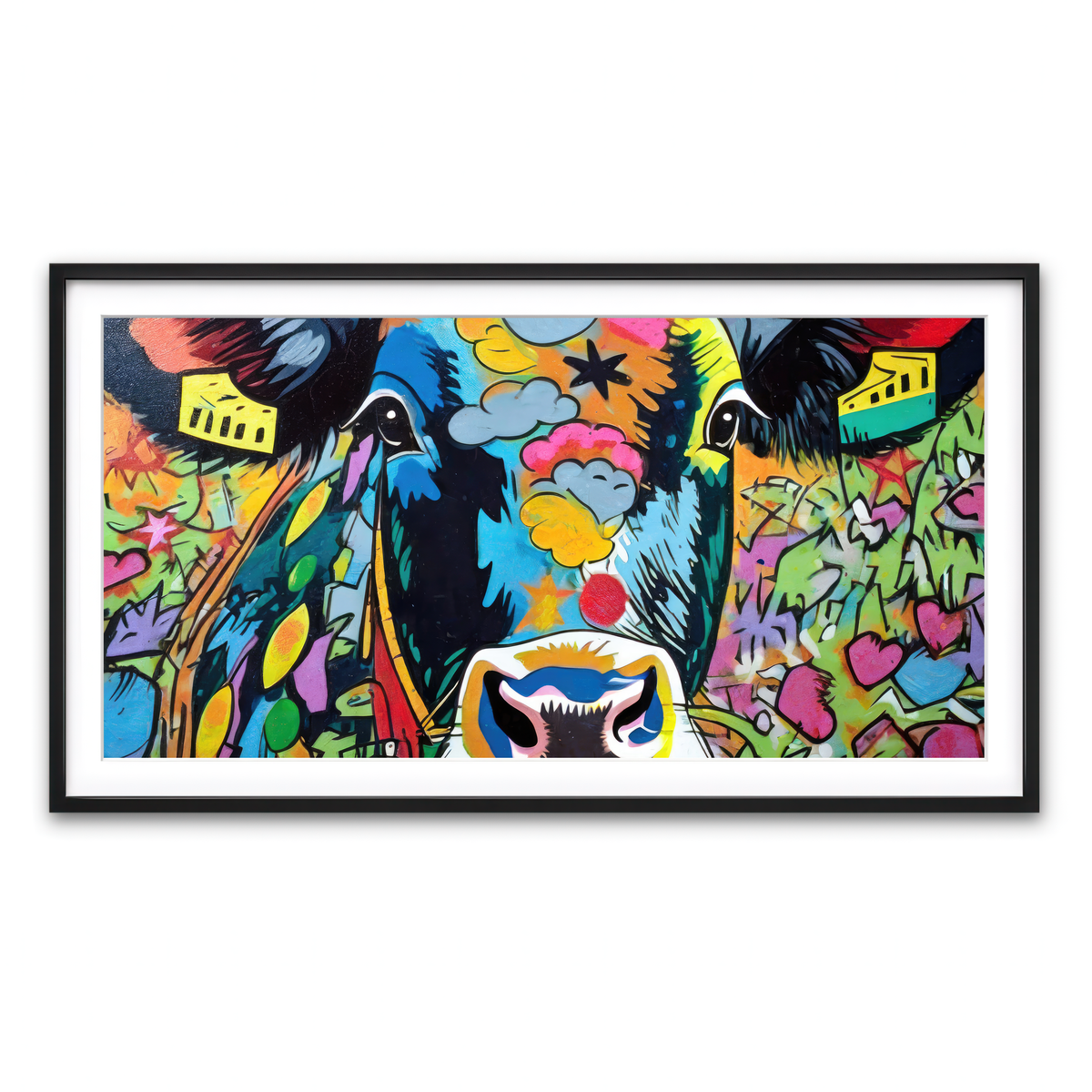 Framed Print 2x1 Black