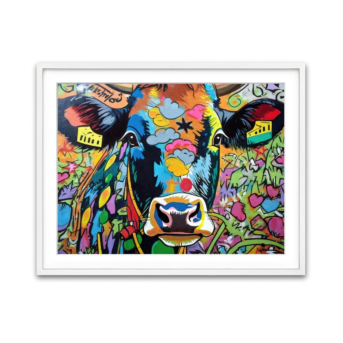 Framed Print 4x3 White