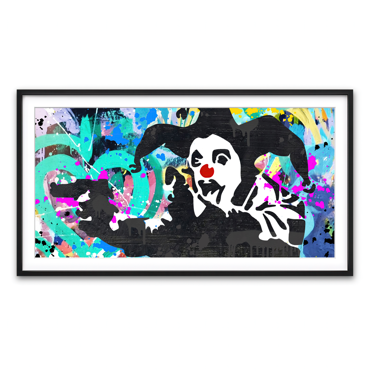 Framed Print 2x1 Black